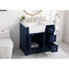 Franklin 36 X 22 X 35 inch Blue Bathroom Vanity Cabinet