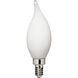 Branded Lamps LED F - Flame Tip C - E12 Candelabra 4 watt 120 3000K Light Bulb