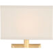 Clover Sconce Wall Light in Aged Brass