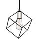 Holograph 1 Light 8 inch Earth Black Mini Pendant Ceiling Light, Small