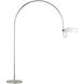 Thomas O'Brien Oso 75 inch 18 watt Polished Nickel Arc Reading Floor Lamp Portable Light