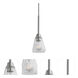 Arctic 1 Light 5 inch Polished Nickel Pendant Ceiling Light
