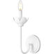 Allistair Wall Sconce Wall Light in Textured White