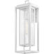 Coastal Elements Estate Series Republic 1 Light 20 inch Textured White Outdoor Wall Mount