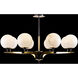 Mariner Luxury LED 50 inch Polished Brass-Fume Chandelier Ceiling Light