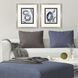 Breakdown Blue and Green and Metallic Framed Art, The Studio