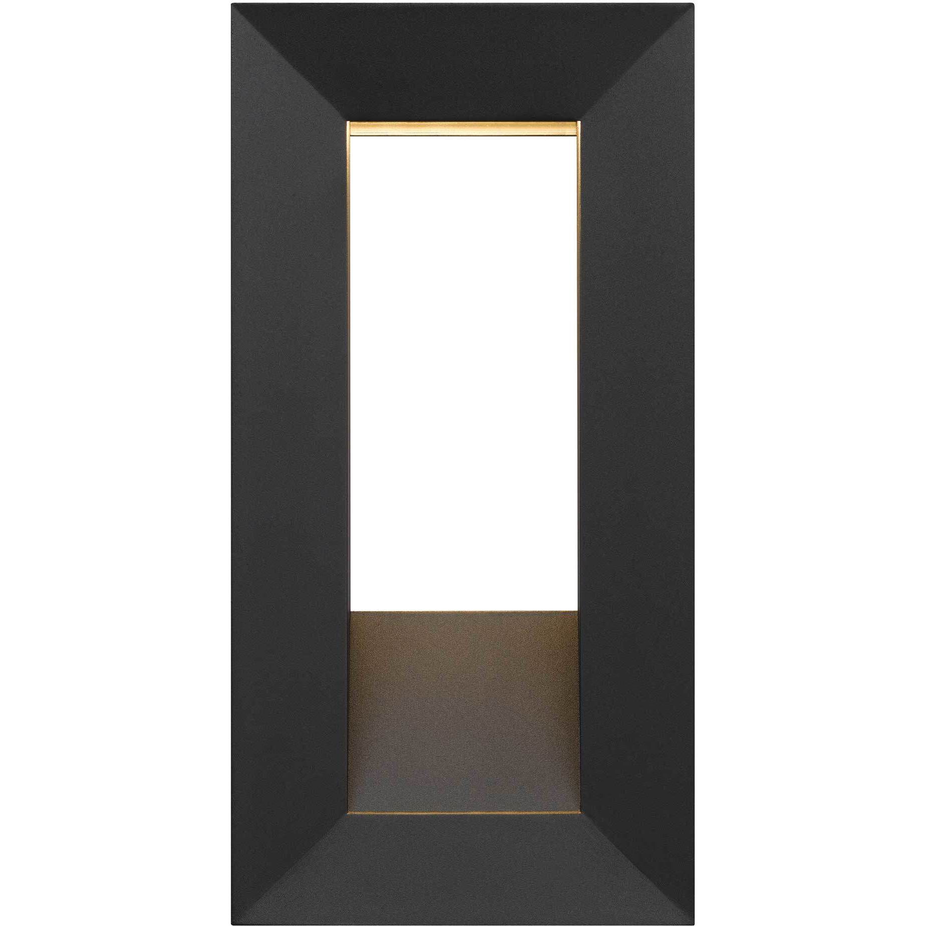 Paletto LED 16 inch Sand Black Outdoor Wall Sconce