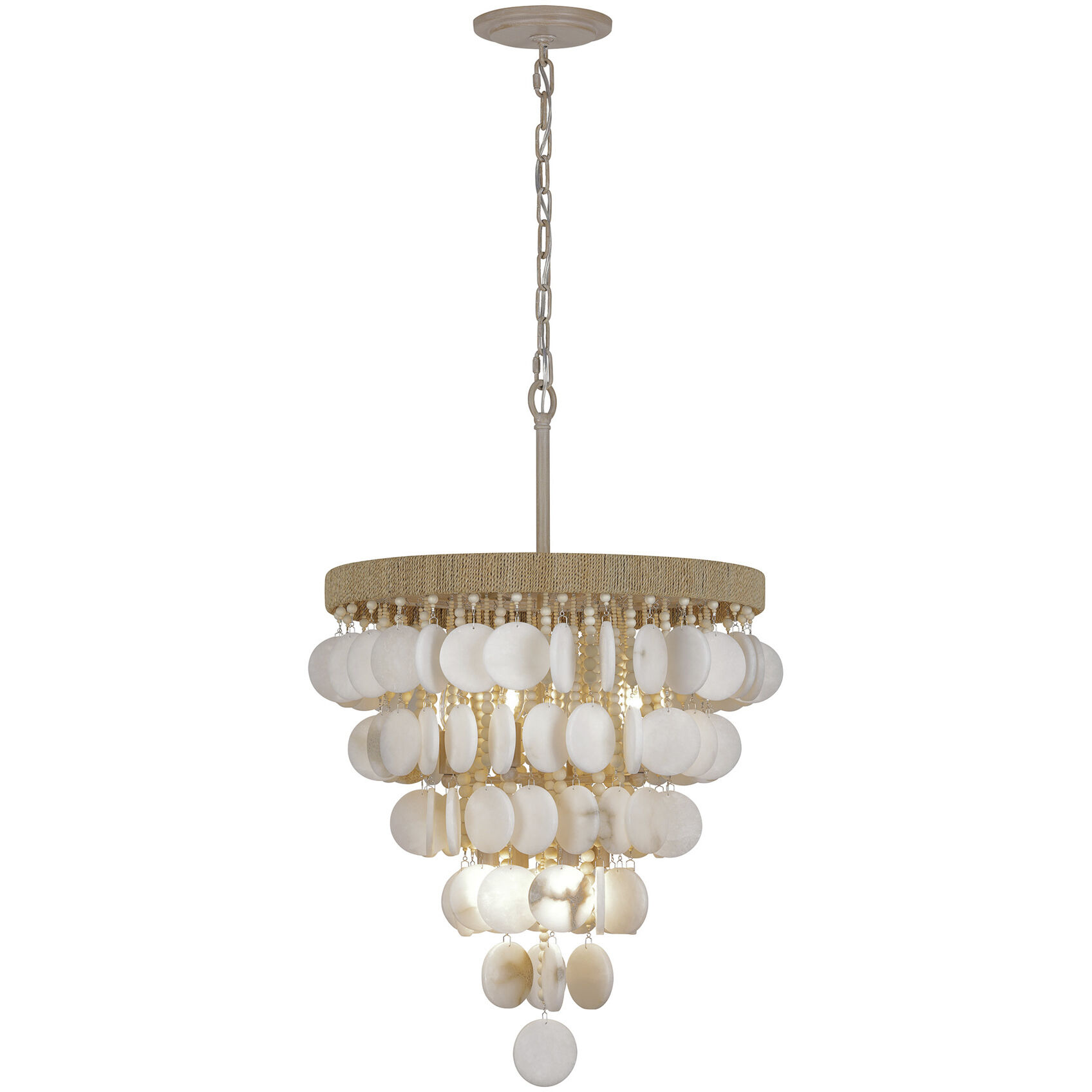 Aurelia's Cove 8 Light 20 inch Autumn White Pendant Ceiling Light