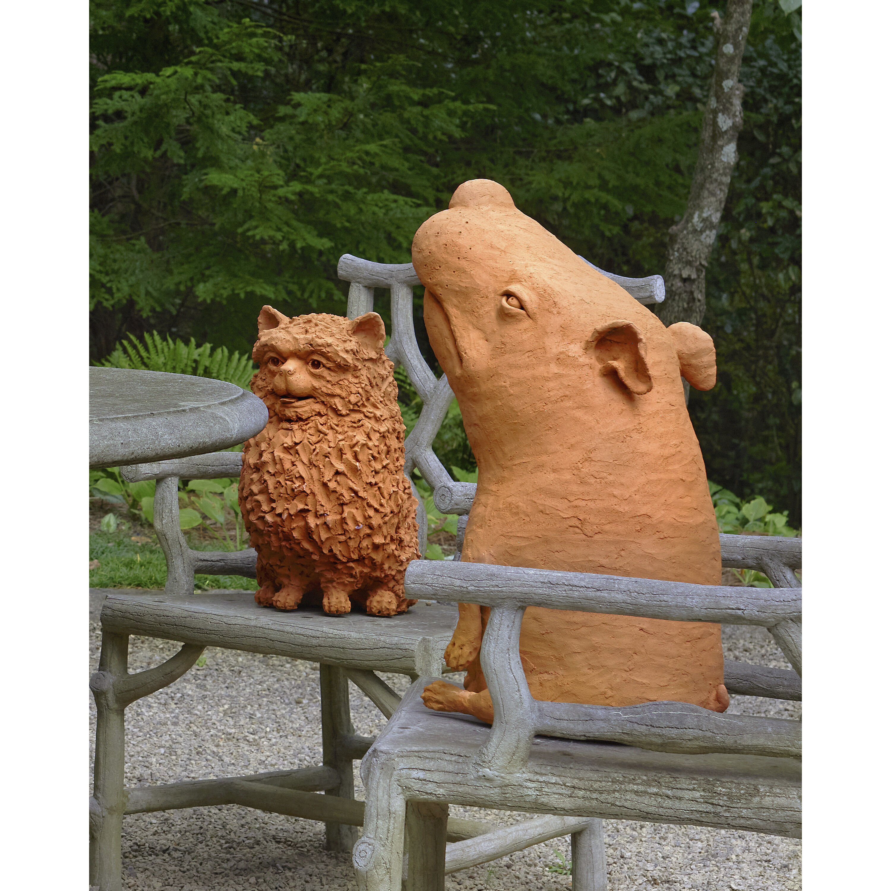 Sam the Mutt 23.5 X 10 inch Sculpture