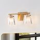 Valentin 2 Light 15 inch Champagne Gold Vanity Light Wall Light