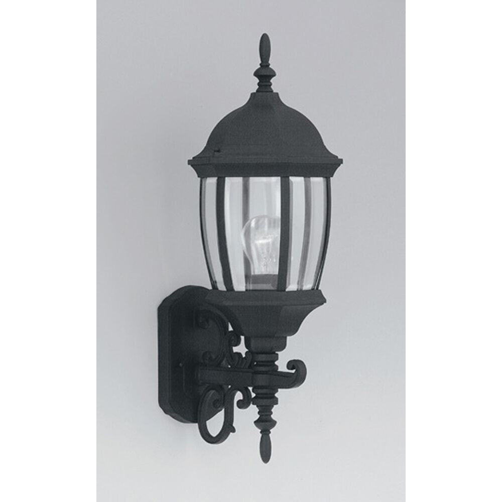 Tiverton 1 Light 22 inch Black Outdoor Wall Lantern