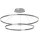 Circulo LED 32 inch Silver Chandelier Ceiling Light
