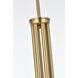 Layne 6 Light 36 inch Gold Chandelier Ceiling Light