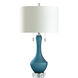 Cameron 32 inch 60.00 watt Blue/White Table Lamp Portable Light