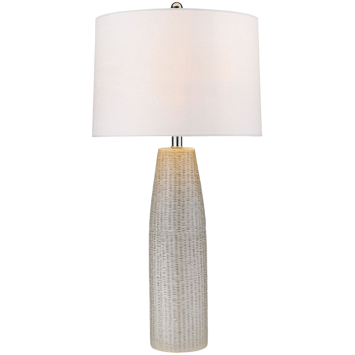 Trend Home 33 inch 150.00 watt Polished Nickel Table Lamp Portable Light