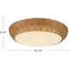 Alora Mood Merida 3 Light 16.75 inch Rattan Flush Mount Ceiling Light