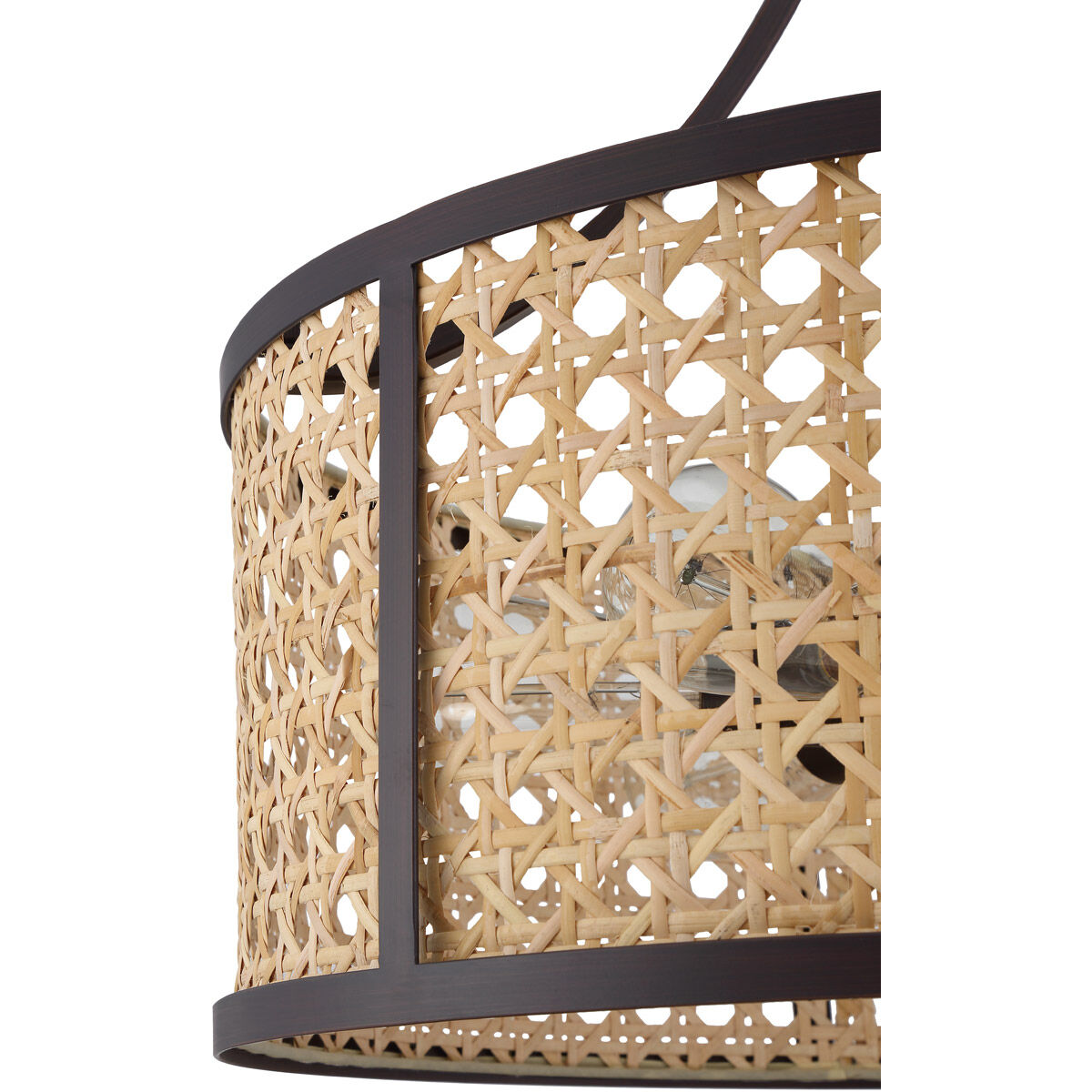 Malaya 6 Light 20.5 inch Aged Bronze Brushed Pendant Ceiling Light