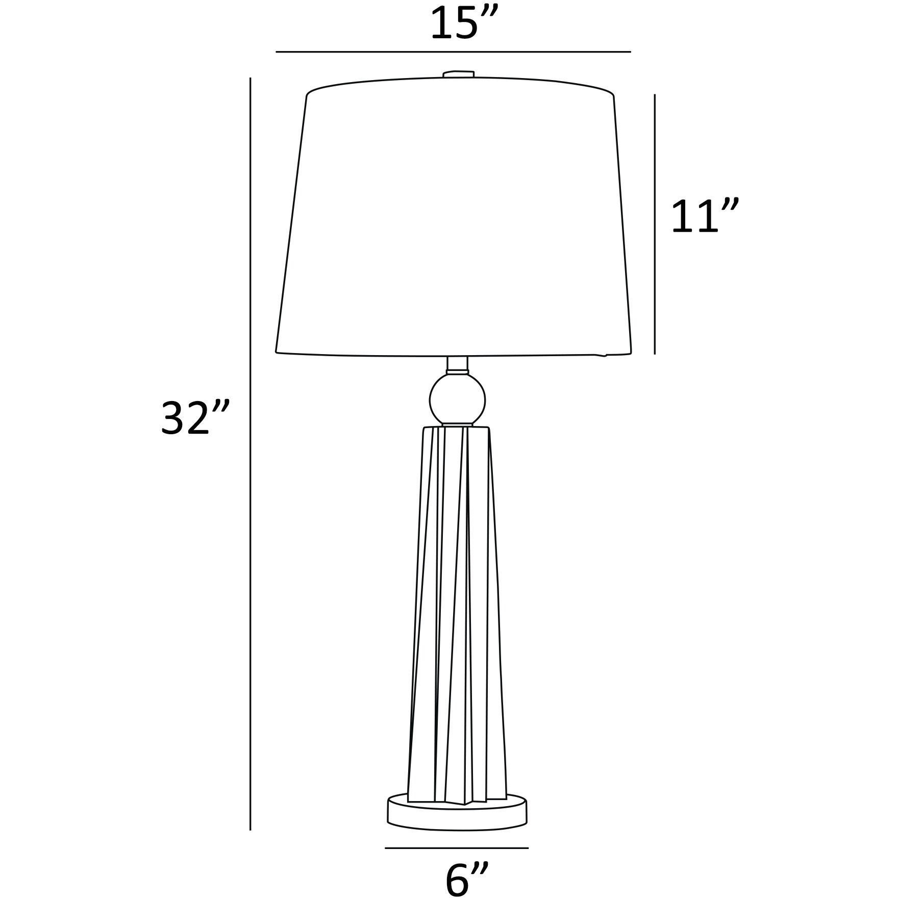 Heather 32 inch 100.00 watt Gold Table Lamp Portable Light