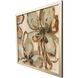 Petal Play Green and Brown and Multi and Pink Framed Art