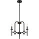 Muncie 3 Light Coal Chandelier Ceiling Light