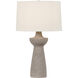 Osgood 29 inch 15 watt Patina Brass and Ceramic Raked Sand Table Lamp Portable Light