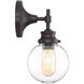 Industrial 1 Light 5.13 inch Oil Rubbed Bronze Wall Sconce Wall Light