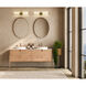 Warwick LED 25.25 inch Modern Gold Bath Vanity Wall Light