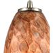 Nature's Collage 1 Light 5 inch Satin Nickel Mini Pendant Ceiling Light