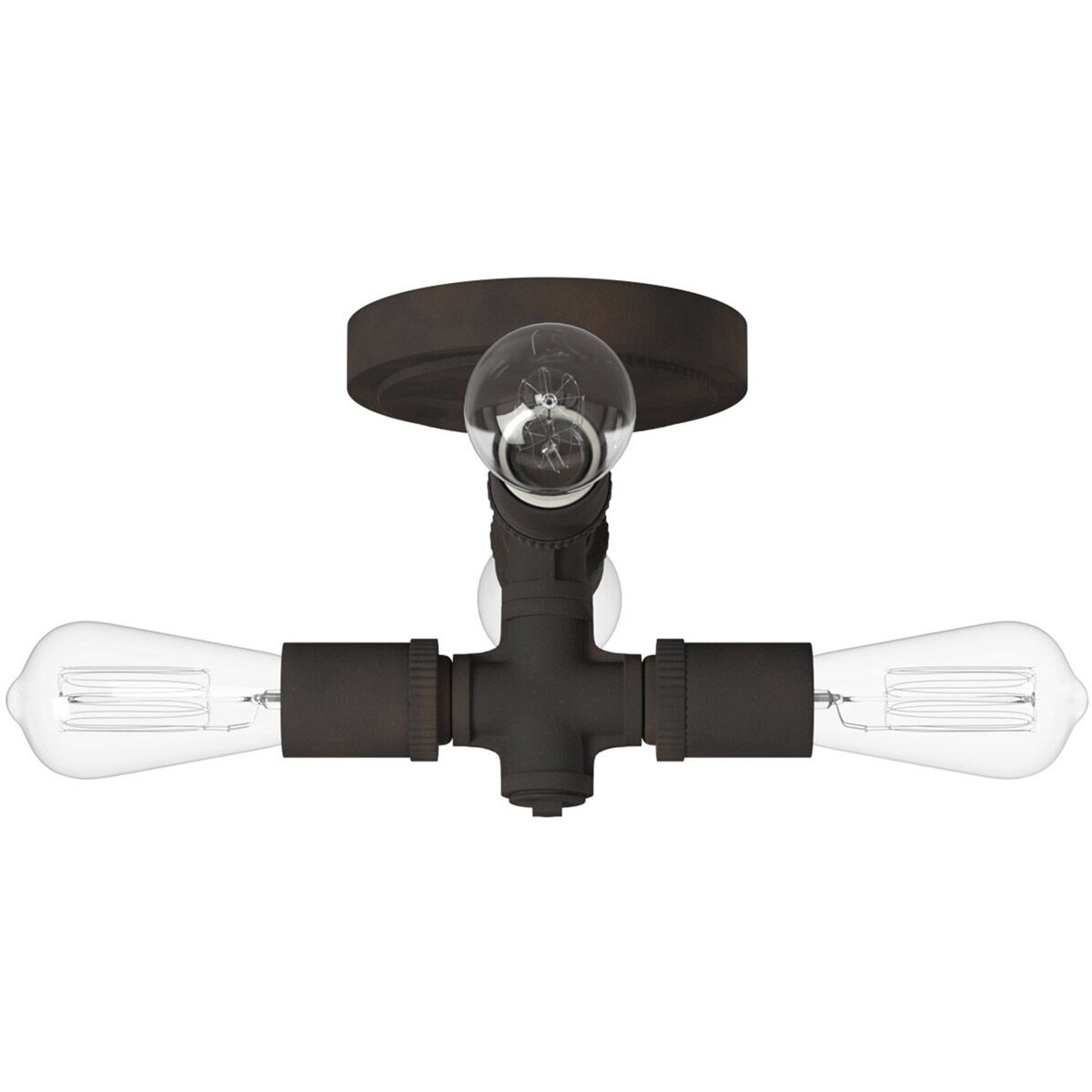 Wymer 4 Light 6.26 inch Zinc Flush Mount Ceiling Light