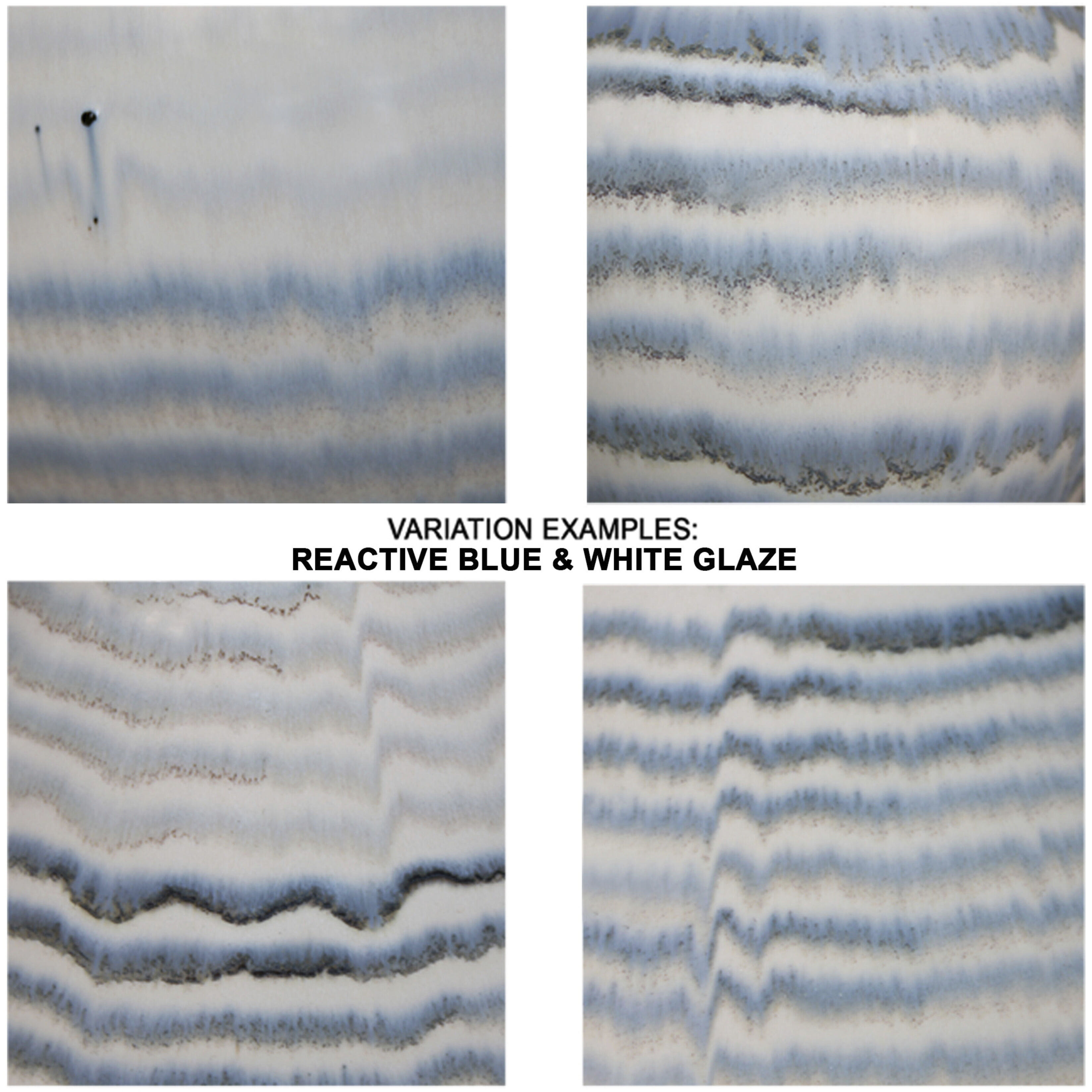 Droplet 28 inch 150 watt Striped Blue and White Glaze Table Lamp Portable Light