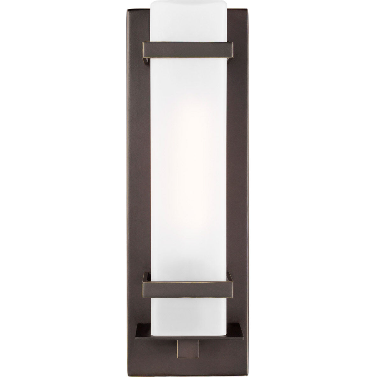 Alban 1 Light 14 inch Antique Bronze Outdoor Wall Lantern, Small