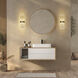 Lava LED 6 inch Brass Wall Light