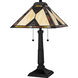 Aiden 23.5 inch 75.00 watt Matte Black Table Lamp Portable Light, Small