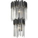 Matrix 2 Light 12.5 inch Matte Black and French Gold Wall Sconce Wall Light in Matte Black/French Gold