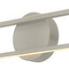 Sienna LED 34.5 inch Painted Nickel Vanity Light Wall Light