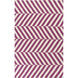 Frontier 132 X 96 inch Bright Pink, Taupe Rug