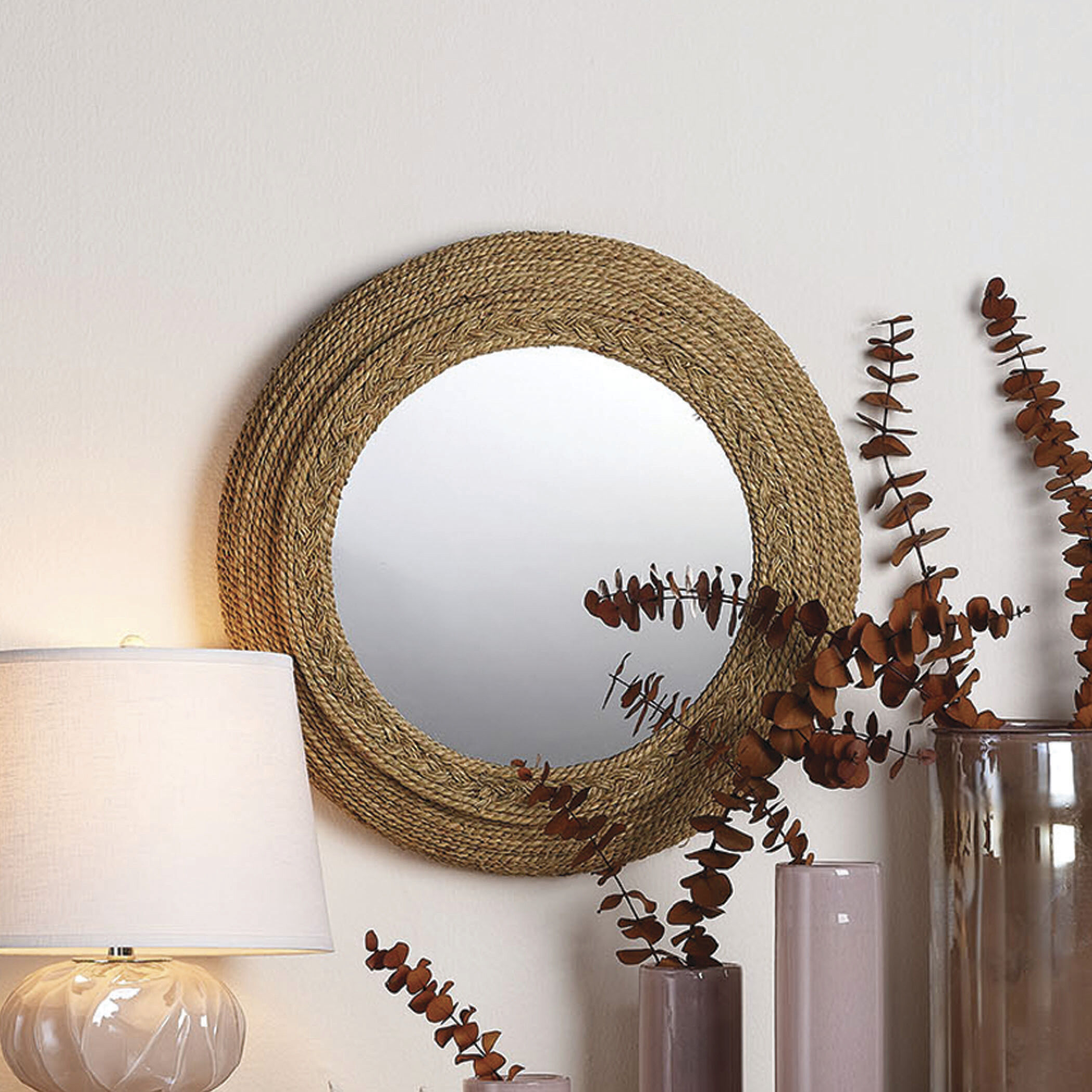 Seagrass 24.25 X 11.25 inch Seagrass Mirror