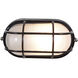 Nauticus 1 Light 4.25 inch Black Outdoor Wall Sconce in Incandescent