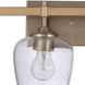 Stellen 4 Light 30.25 inch Satin Brass Vanity Light Wall Light