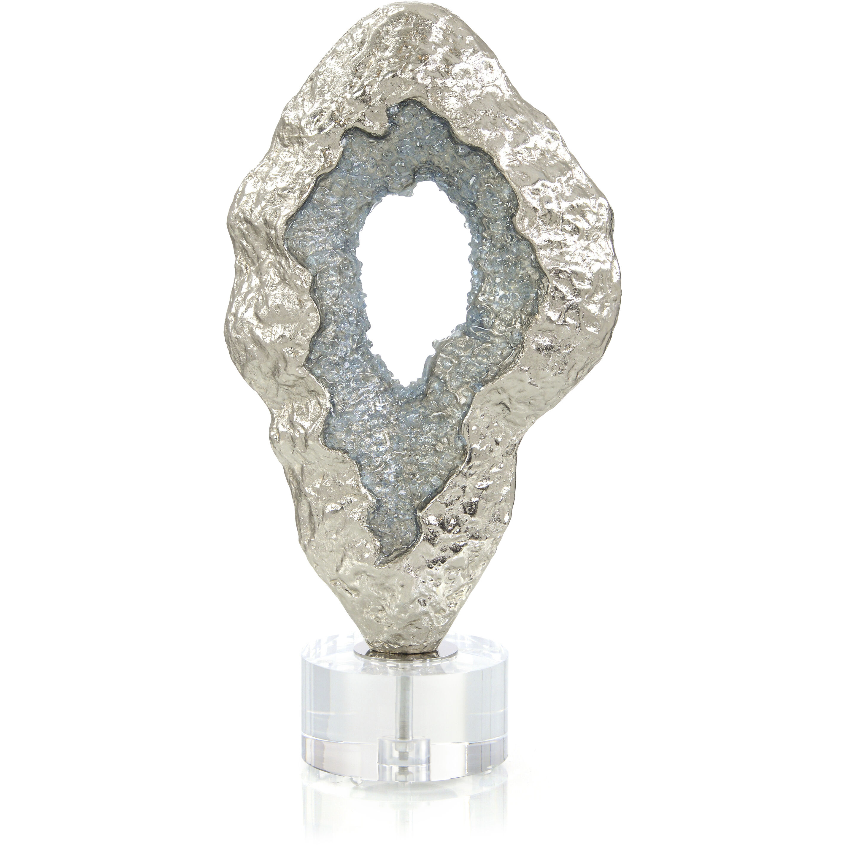 FLUCTUATING BLUE GEODE SCULPTURE
