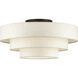 Manorwood 5 Light 28 inch English Bronze Semi Flush Mount Ceiling Light, Extra Large