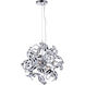 Swivel 12 Light 19 inch Chrome Chandelier Ceiling Light