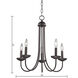 Montgomery 5 Light 20 inch Oil Rubbed Bronze Chandelier Ceiling Light