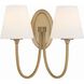 Juno Bath Wall Light in Vibrant Gold