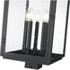 Hartwell 5 Light 25.25 inch Sand Black Outdoor Post Mount Fixture