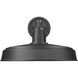 RLM 1 Light 9.5 inch Sand Black Outdoor Wall Light