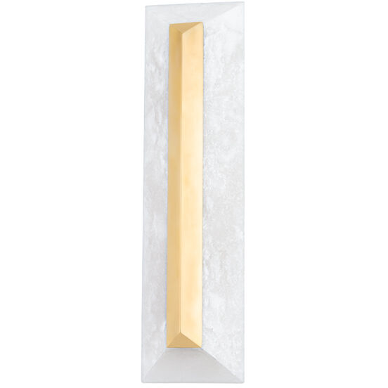 Perth LED 5.25 inch Vintage Brass ADA Wall Sconce Wall Light