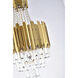 Canada 8 Light 16 inch Gold Chandelier Ceiling Light