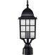 Adams 1 Light 18 inch Textured Black Outdoor Post Light