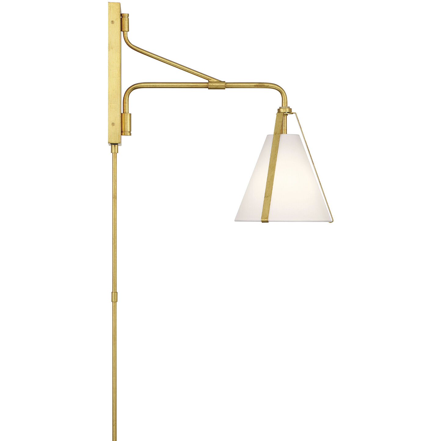 Fulton 18 inch 60.00 watt Antique Gold Task Sconce Wall Light